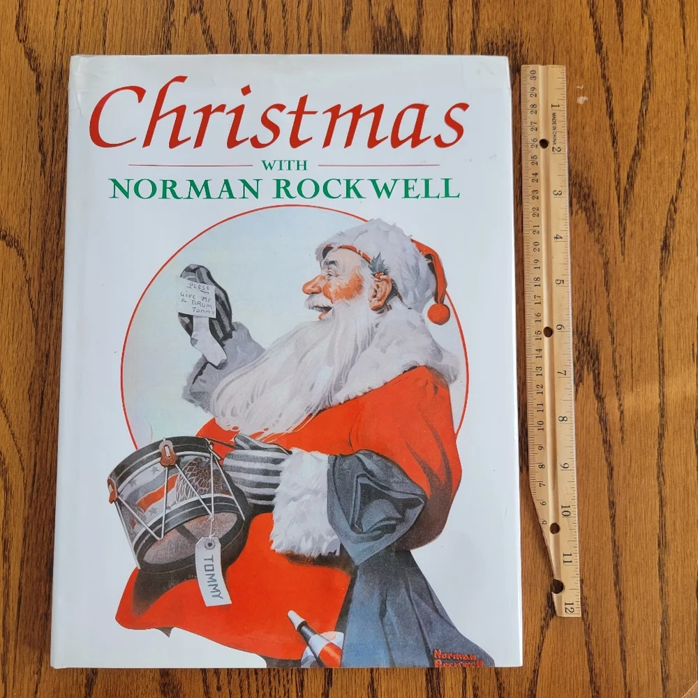 Christmas With Norman Rockwell Oversized Book ~ Holiday ~ Santa ~ FINAL …